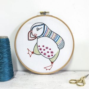 Comtemporary Embroidery Kits by Hawthorn Handmade - Available at The Red Door Gallery