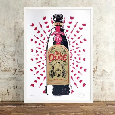 The Dude 50 x 70 Screen Print - New Edition