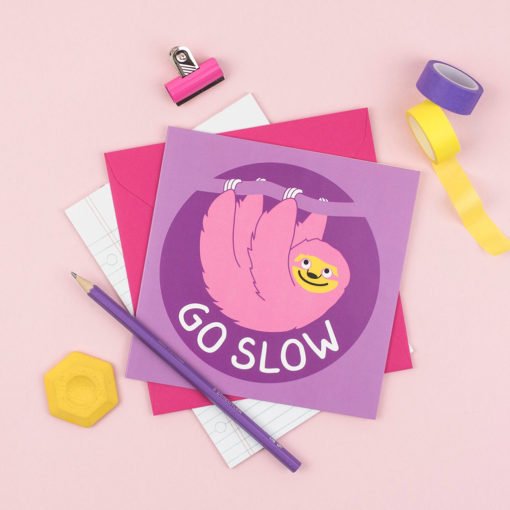 Go Slow Card by Hello Dodo