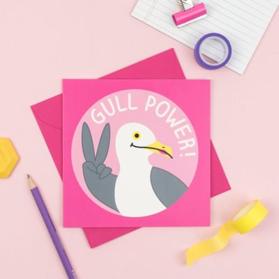 Gull Power Card by Hello Dodo