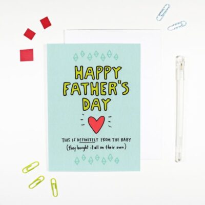 Happy Father's Day From Baby Card