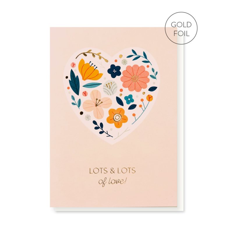 Lots Of Love Card Everyday Cards Love Sympathy Get Well Cards The Red Door Gallery