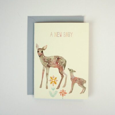 New Baby Deer Card