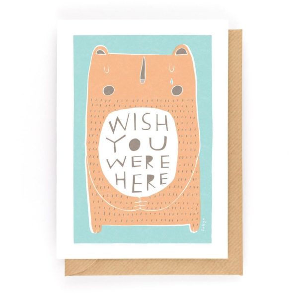 Wish You Were Here Card Cards Wrap Everyday Cards Sympathy Get Well Cards The Red Door Gallery