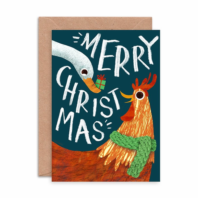 Christmas Animal – Pack of 12 Cards | The Red Door Gallery