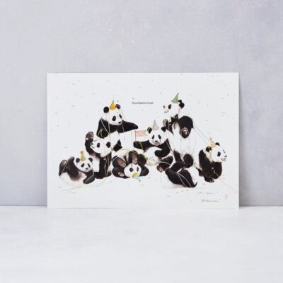 Pandamonium A4 Print