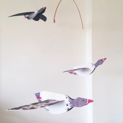 Three Geese - hanging mobile