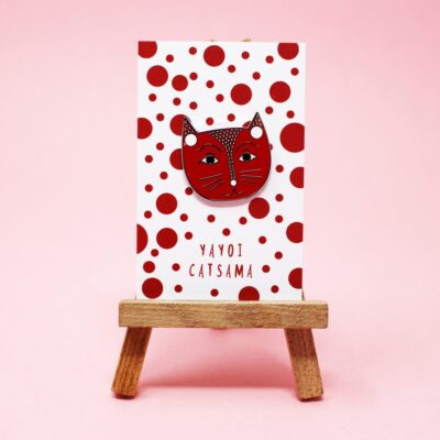 Yayoi Catsama Enamel Pin