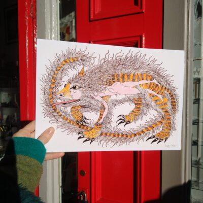 Change (Tiger Power Metamorphosis) A4 Print