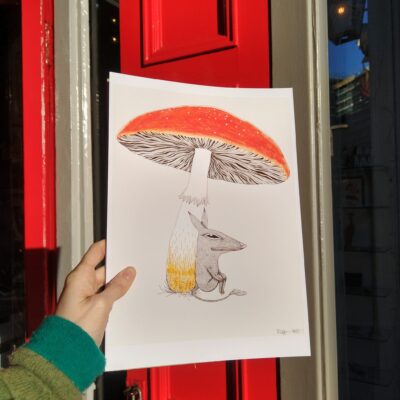 Mushroom A4 Print