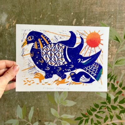 Pigeon Paradise A5 Print