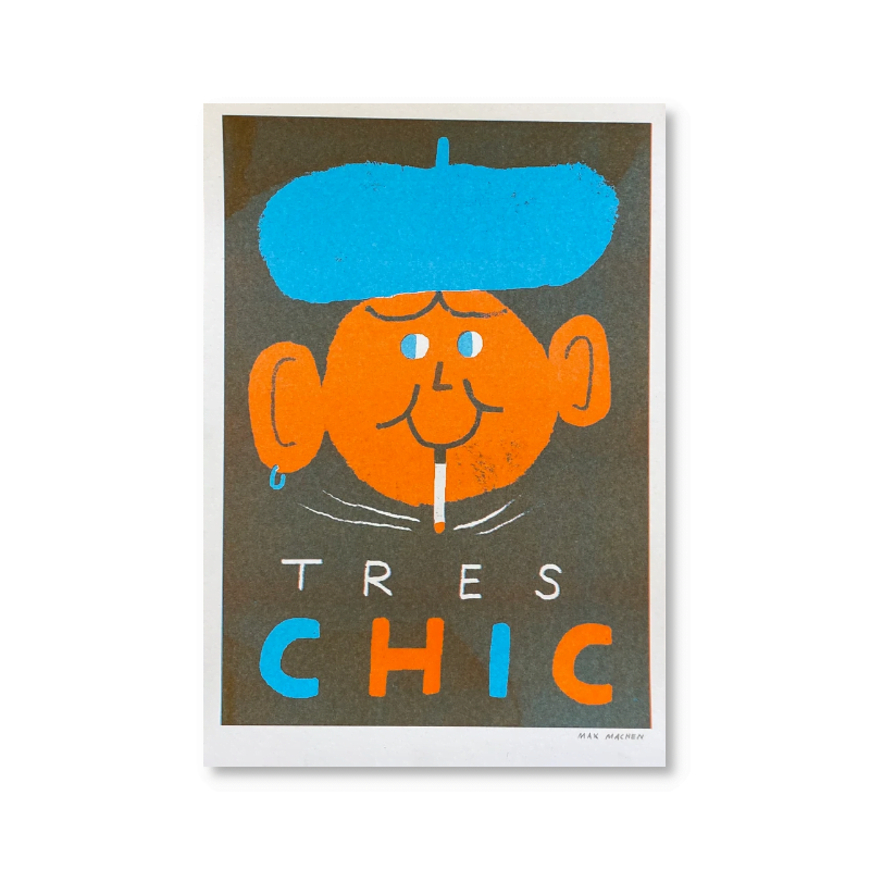 Très Chic A4 Print - Art Prints, Framed Prints (A4 Size), Humour, Fun ...