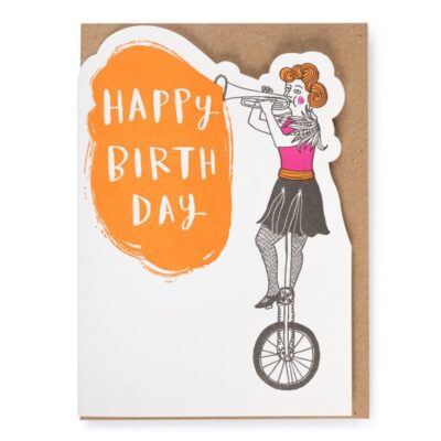 Happy Birthday Trumpeter Card