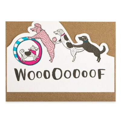 Woof Woof Circus Dogs Card