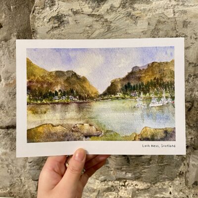 Loch Ness - A5 print