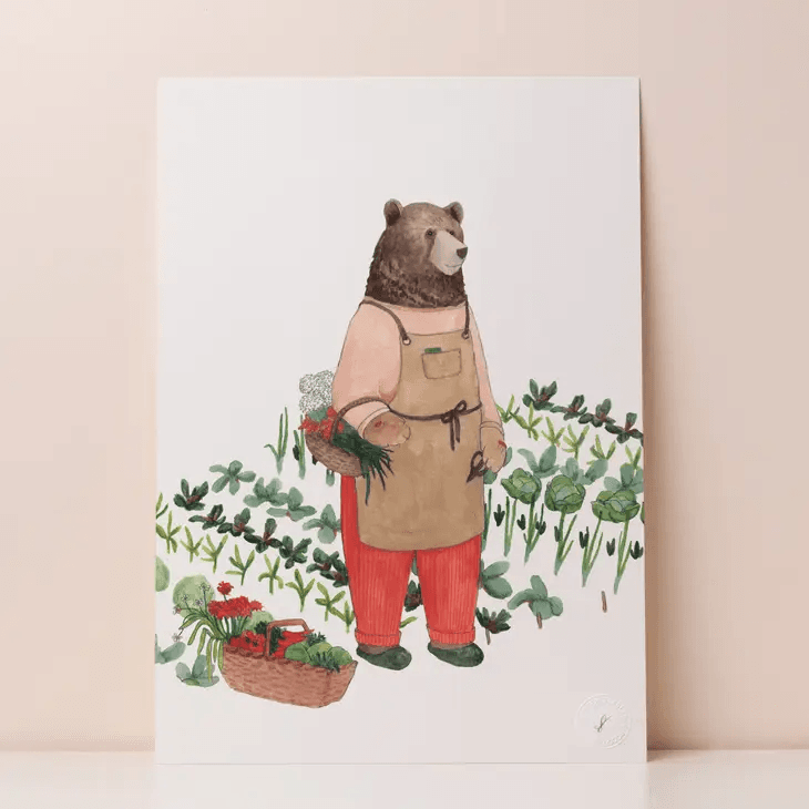 Growing Garden Print