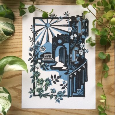 Medieval Garden A5 Digital Print