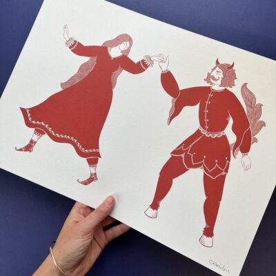 Devil Dance - A3 Print
