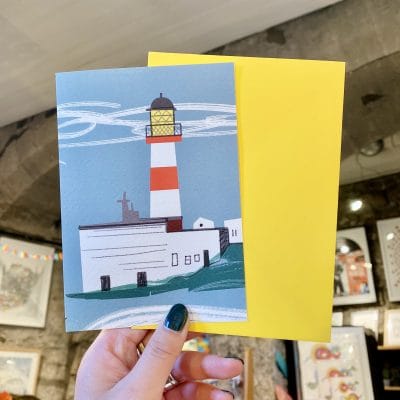Lighthouse Concertina Card