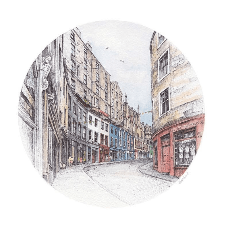 Victoria Street (Pritchard) A4 Print - Image 2