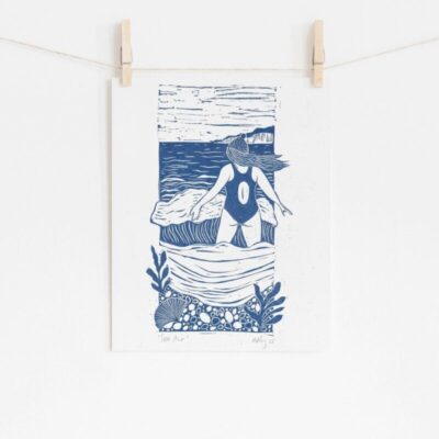 Sea Air A4 Risograph Print