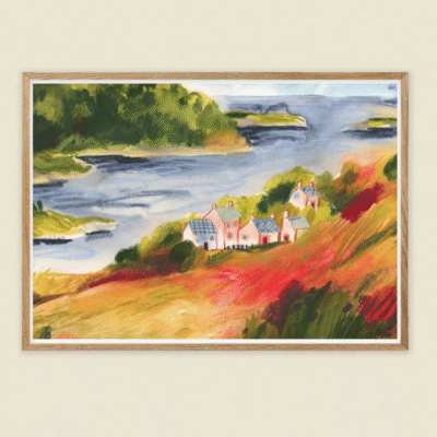 Skye Village Nook A4 Print