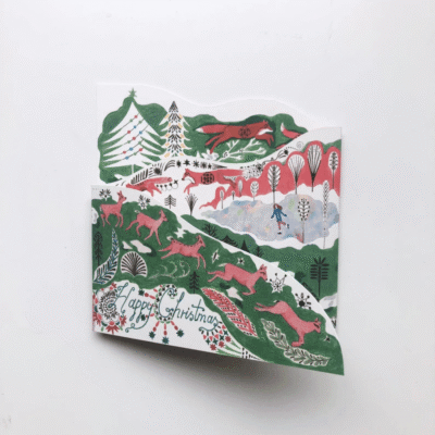 Christmas Hill Concertina Card