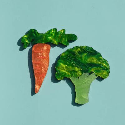 Vegetable Hair Clips