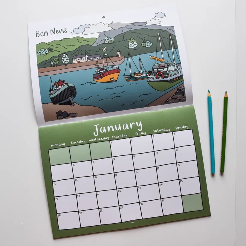 2026 Scotland Calendar - Image 3