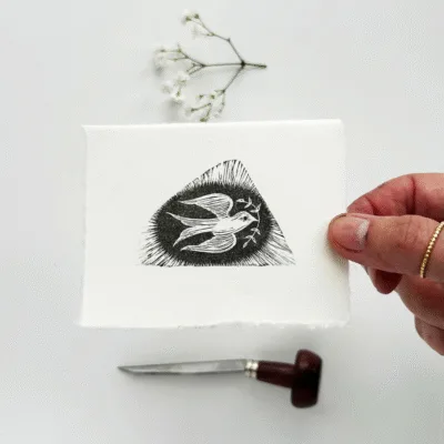 Woodcut & Etching - The Red Door Gallery display picture 1
