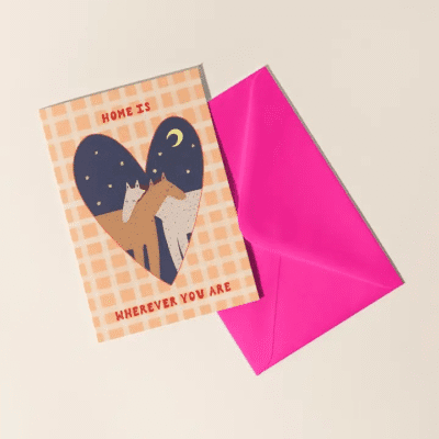Home Is Wherever You Are Horses Card