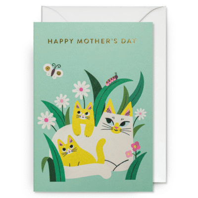 Garden Kittens Mother's Day Card