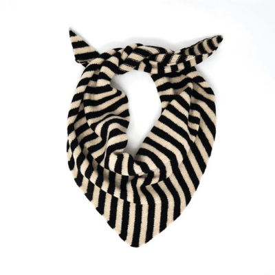 Neckerchief - Oatmeal/Black
