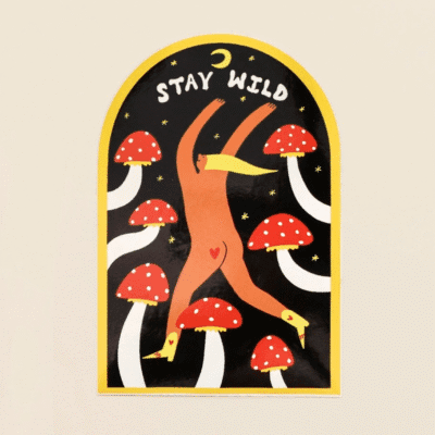 Stay Wild Sticker