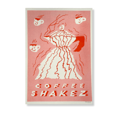 Coffee Shakez - A3 Risograph Print