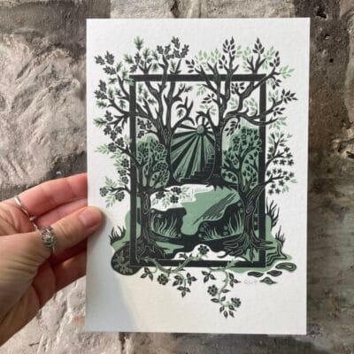 Through The Trees A5 Digital Print