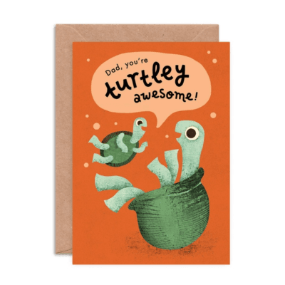 Turtley Awesome Father's Day Card
