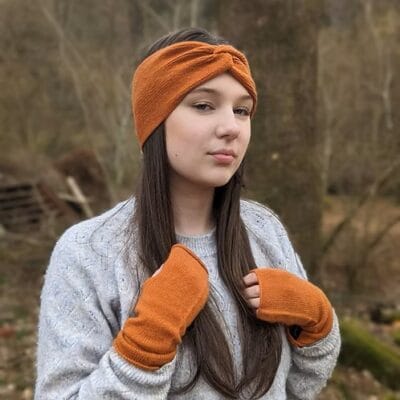 Winter Bracken Gathered Headband