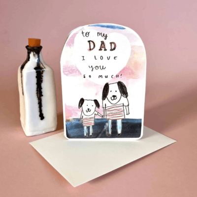 Dog Dad Father's Day Card