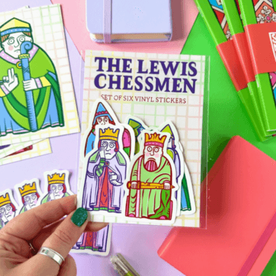 Lewis Chessmen - Sticker Set