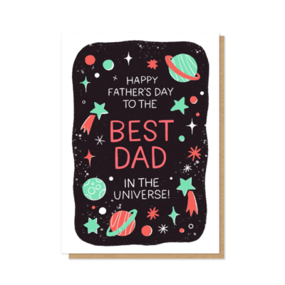 Best Dad in the Universe Card