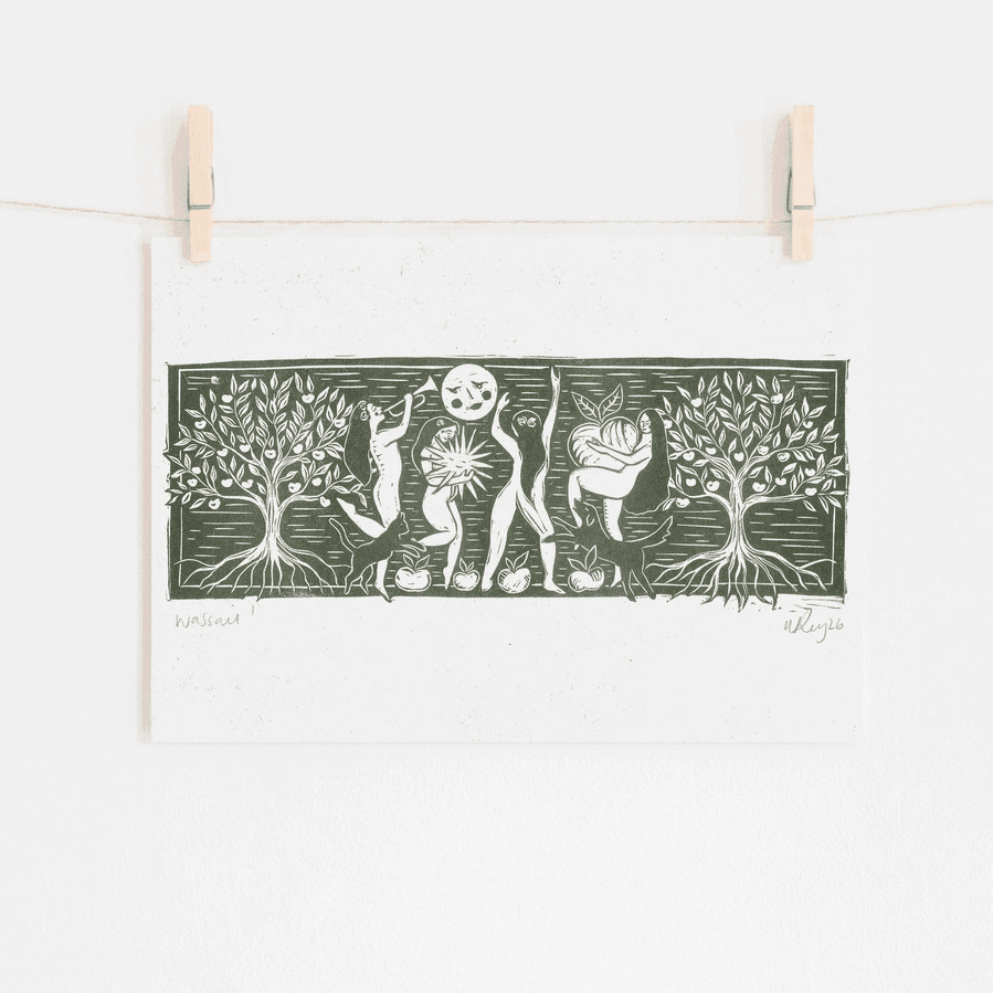 Wassail! A4 Risograph