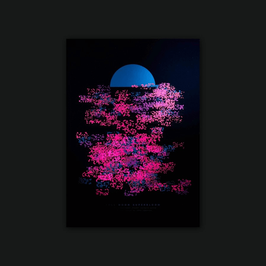 Fullmoon Superbloom A3 Lighograph - Image 2