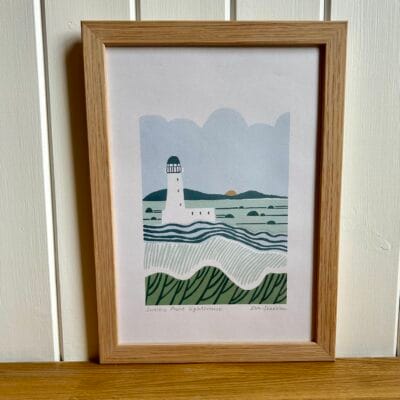 Swilkie Point Lighthouse A4 Print