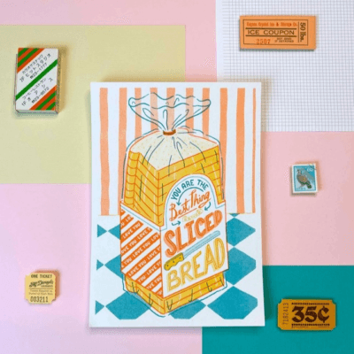 Sliced Bread A5 Risograph