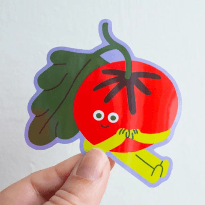 Sweet Tomato Vinyl Sticker