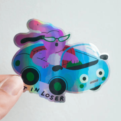 Get In Loser Vinyl Sticker