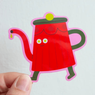 Kettle Vinyl Sticker