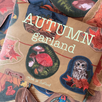 Illustrated Autumn Garland