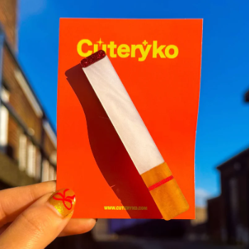 Cigarette Hair Clip